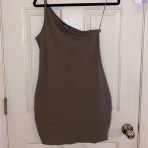 Express Bodycon One Shoulder Dress